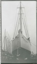 Image of Bowdoin in dry dock at South Portland